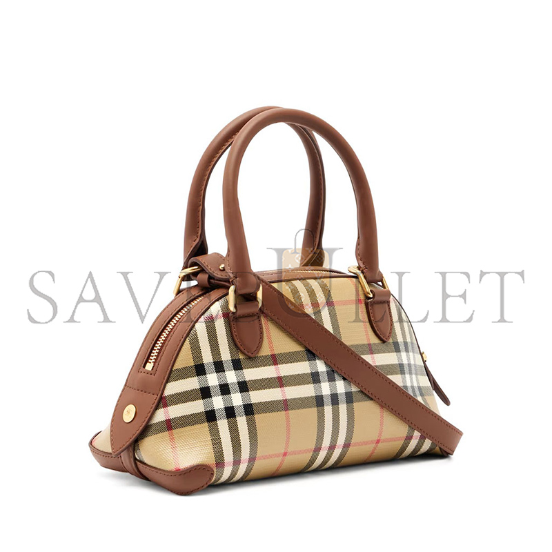 Bv*b*rry PRIMROSE CHECK MINI TOP HANDLE BAG (24*14*11cm)